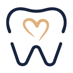 Gentle and caring dental team icon