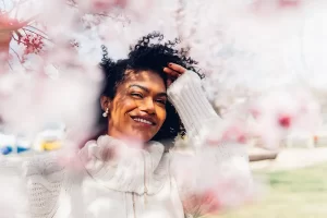 Patient with great smile in Lancaster, CA